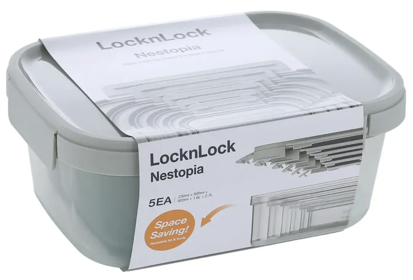 LocknLock Nestopia 5-Piece Set